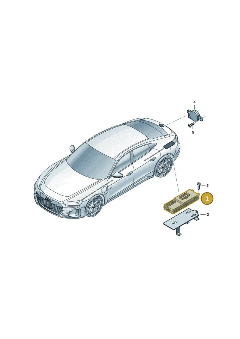 4K2959107 — Audi RS e-tron GT (2020-2025) diagram 4j1959400, position 1