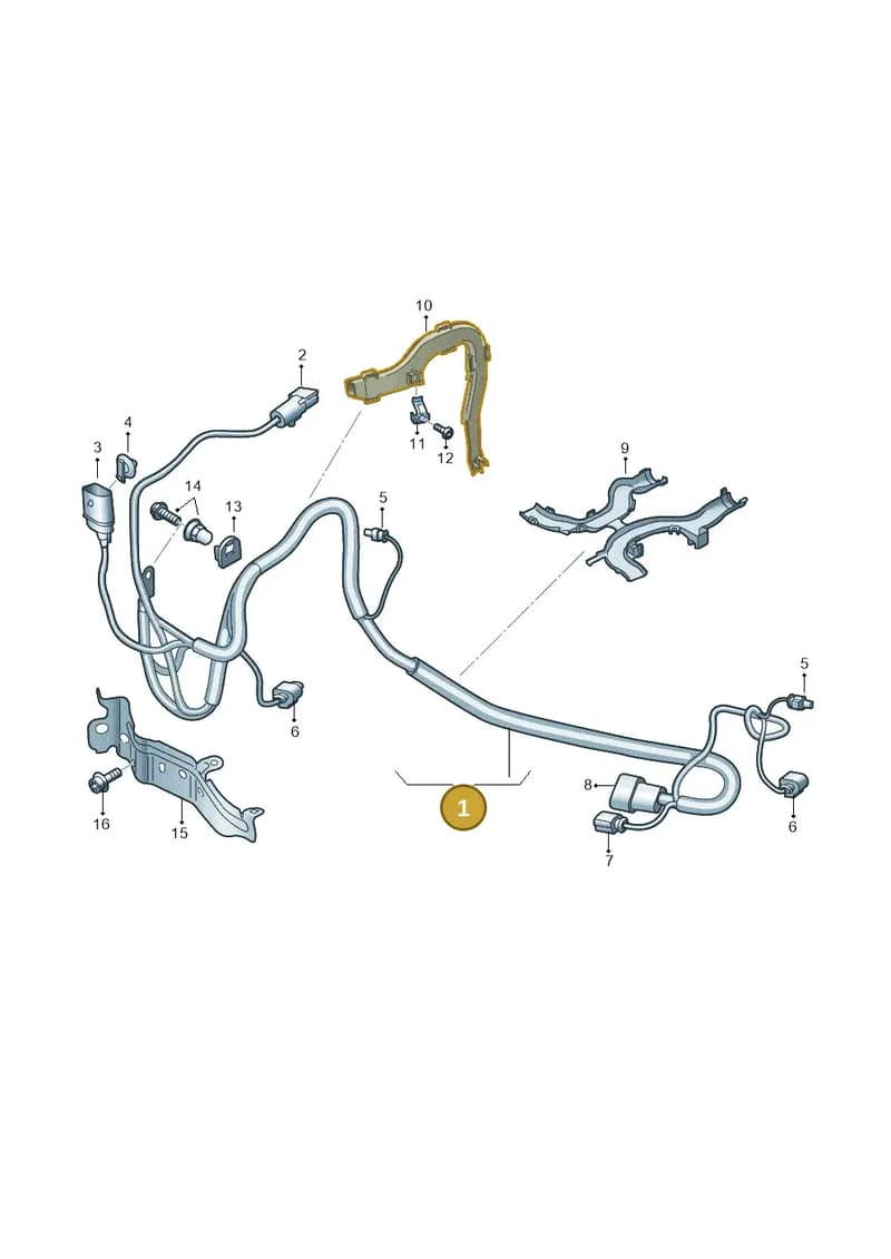 4K2971111E — Audi A6 (2018-2025) diagram 435972800, position 1