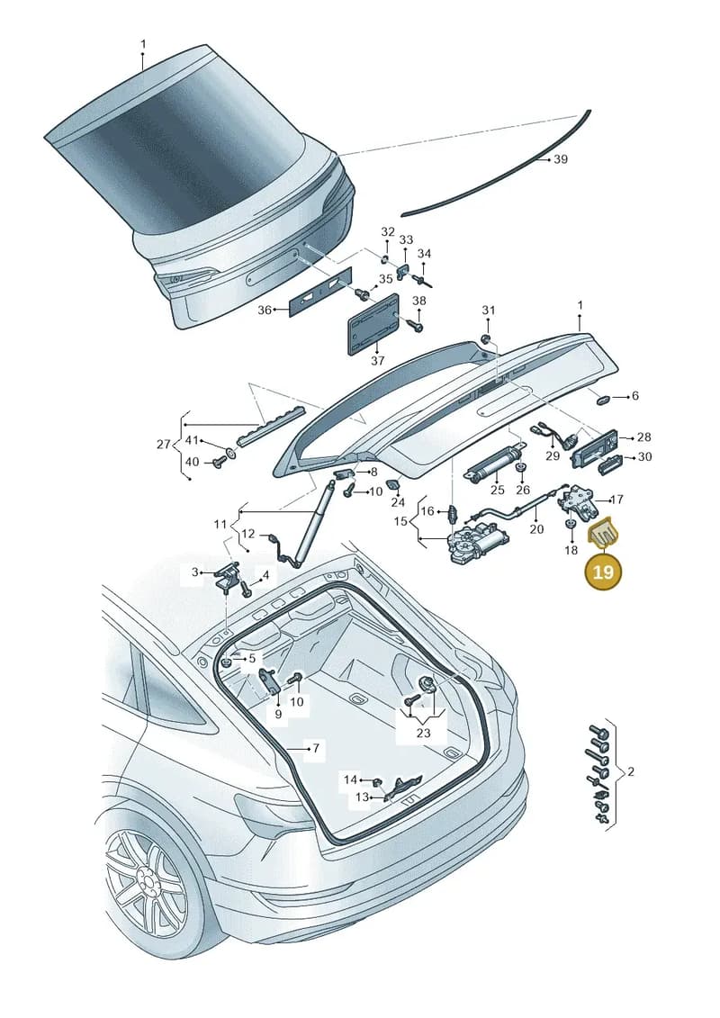 4K4827520 — Audi Q8 e-tron (2018-2025) diagram 586827010, position 19