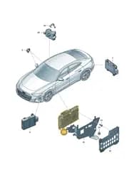4K4907117AA Audi Control Unit for Driver Assistance Systems