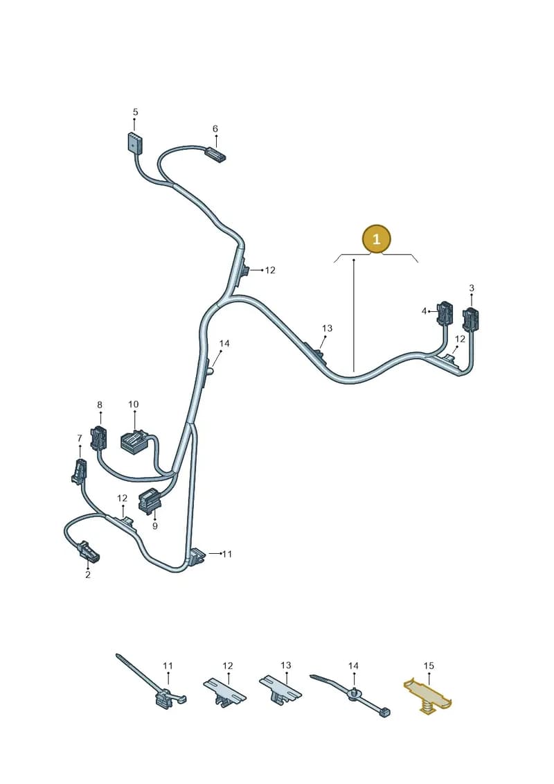 4K5971693CD — Audi A6 (2018-2025) diagram 435972450, position 1