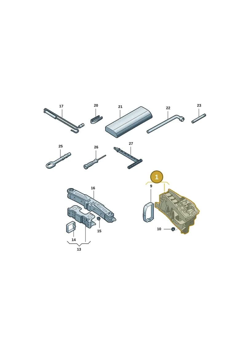 4K8012169L — Audi A7 (2021-) diagram 4kg012000, position 1