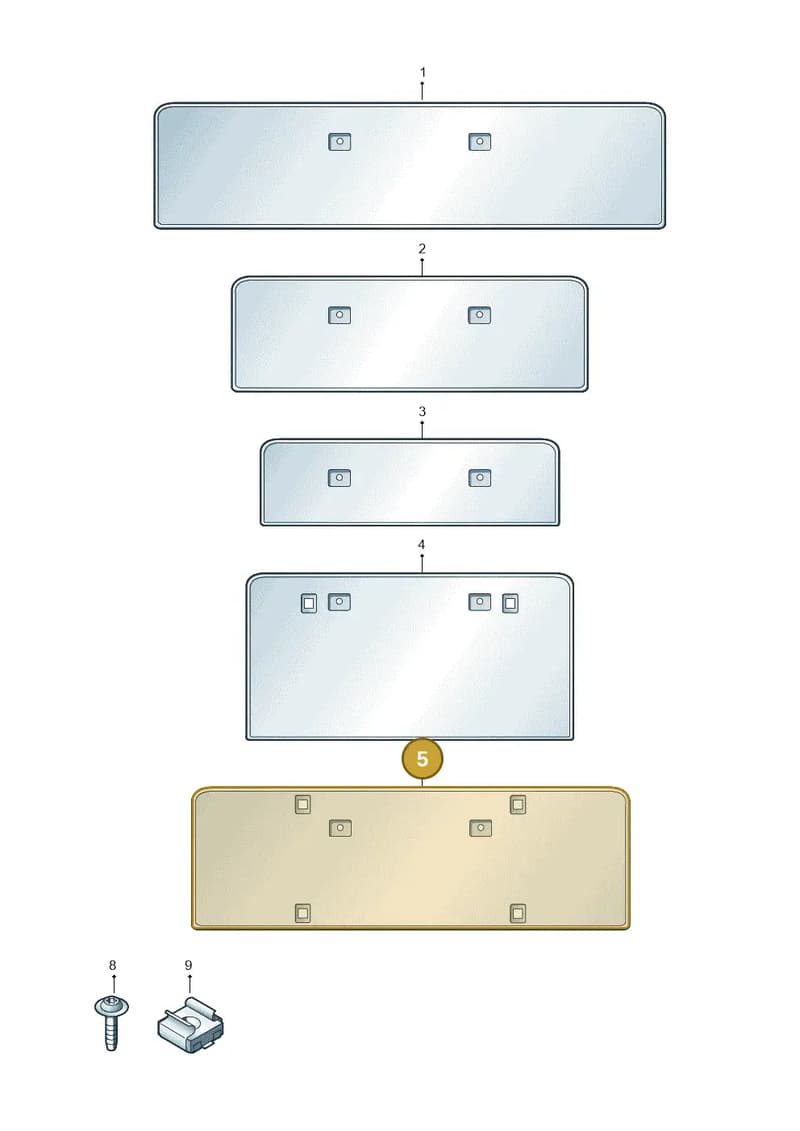 4K8807285N9B9 — Audi RS6 Avant (2019-2025) diagram 538807400, position 5