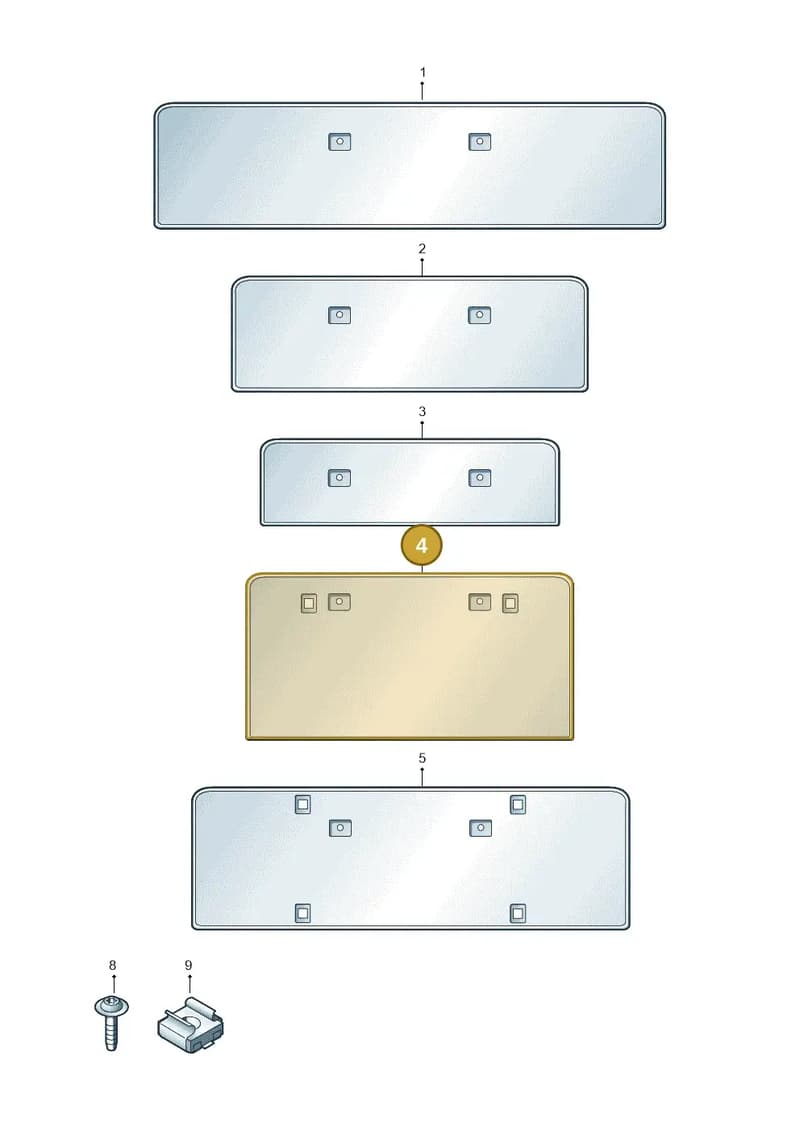 4K8807285Q9B9 — Audi RS6 Avant (2019-2025) diagram 538807400, position 4