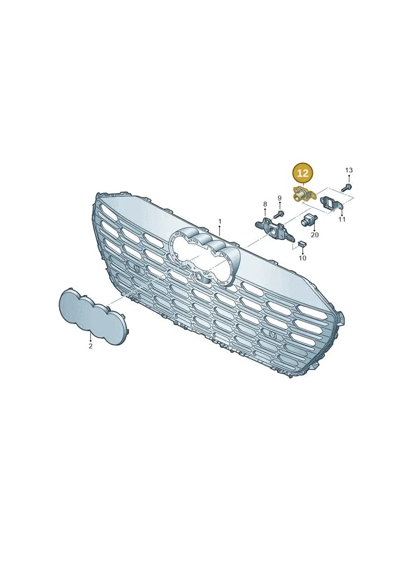 4K88535939B9 — Audi Q8 e-tron (2018-2025) diagram 586853450, position 12