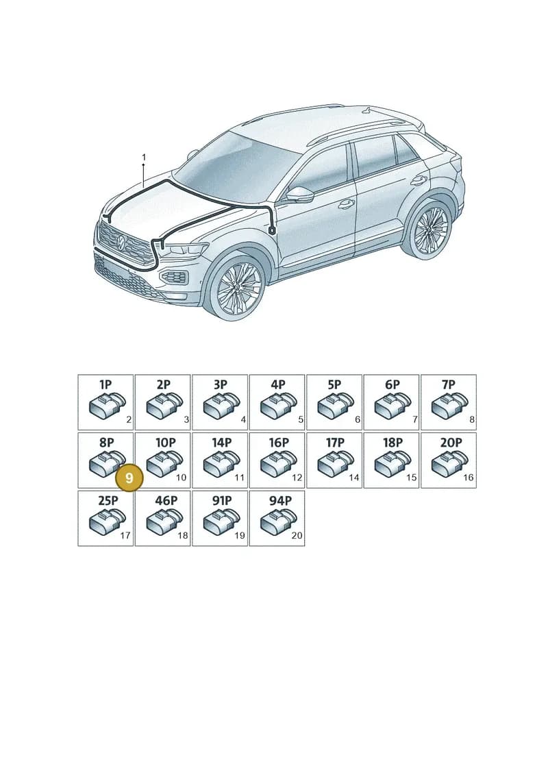 4K8973708 — SEAT Tarraco (2018-2024) diagram 813971800, position 9