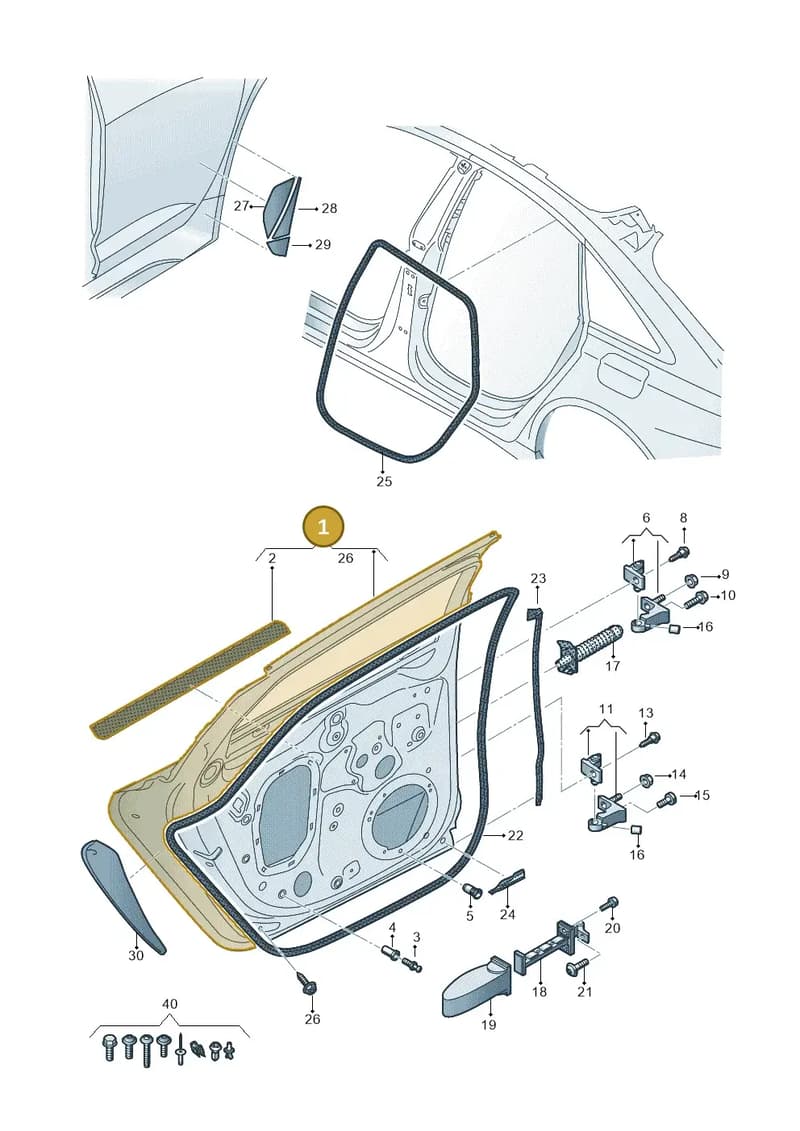 4K9833052D — Audi RS6 Avant (2019-2025) diagram 537833010, position 1