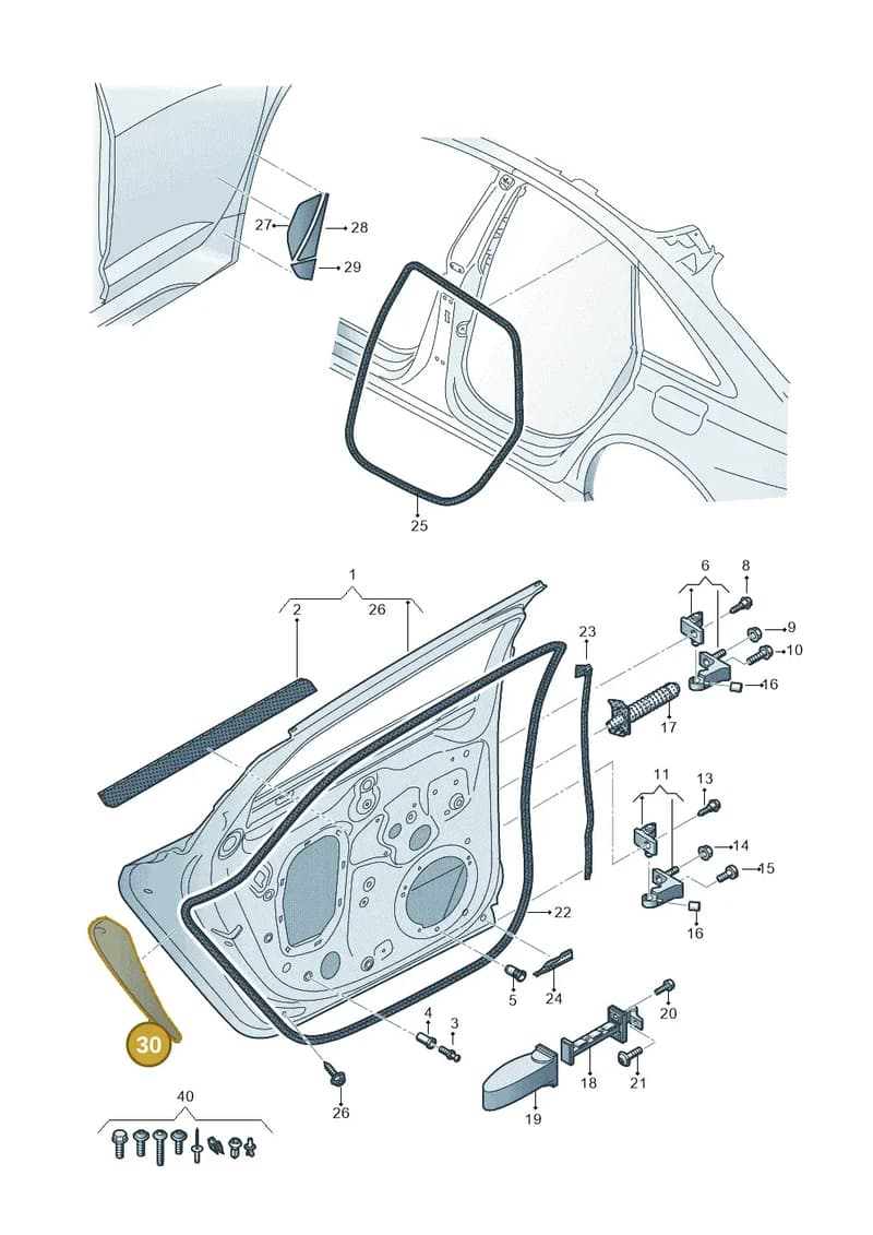 4K9839159 — Audi RS6 Avant (2019-2025) diagram 537833010, position 30