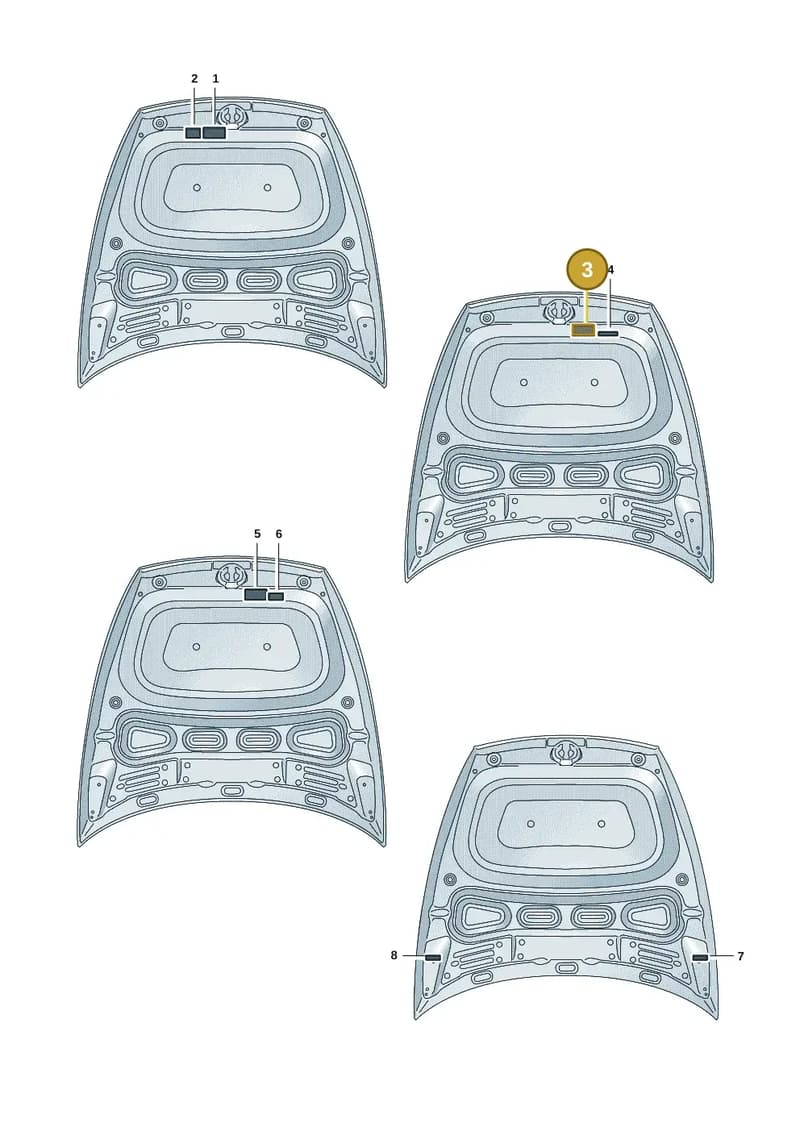 4KE010534 — Audi RS e-tron GT (2020-2025) diagram 4j1010010, position 3