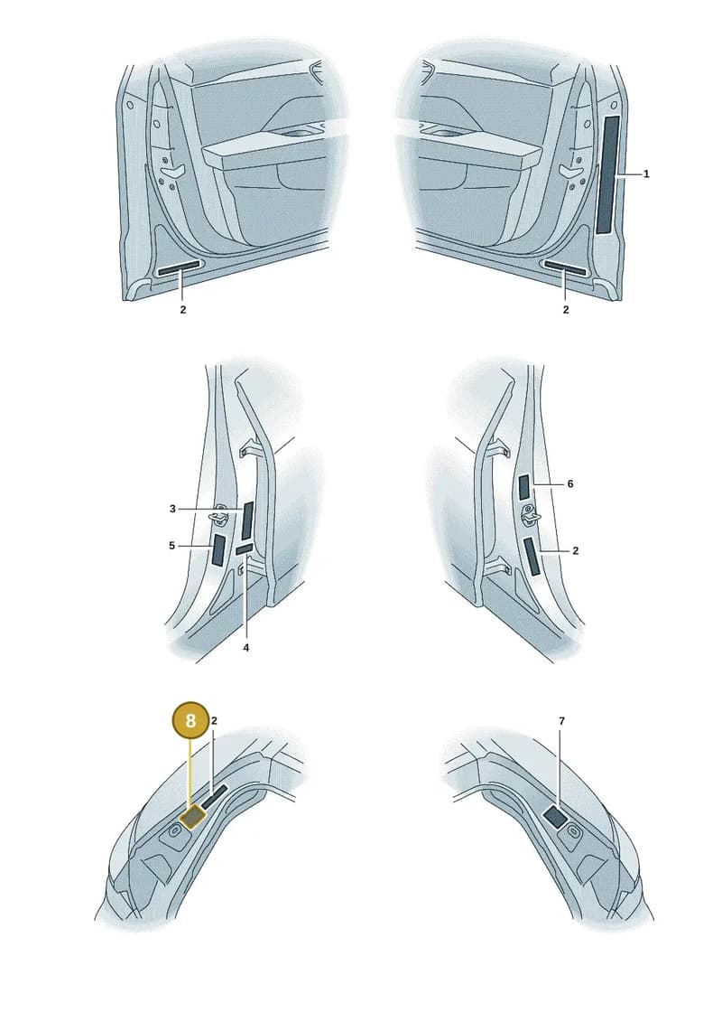 4KE010534A — Audi RS e-tron GT (2020-2025) diagram 4j1010020, position 8