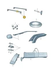 4KE071151 Audi 1 Base Carrier Set