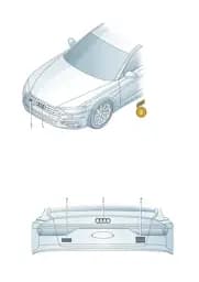 4KE071807 Audi Lettering