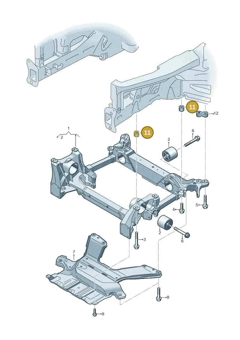 4KE121277B — Audi Q8 e-tron (2018-2025) diagram 586399000, position 11