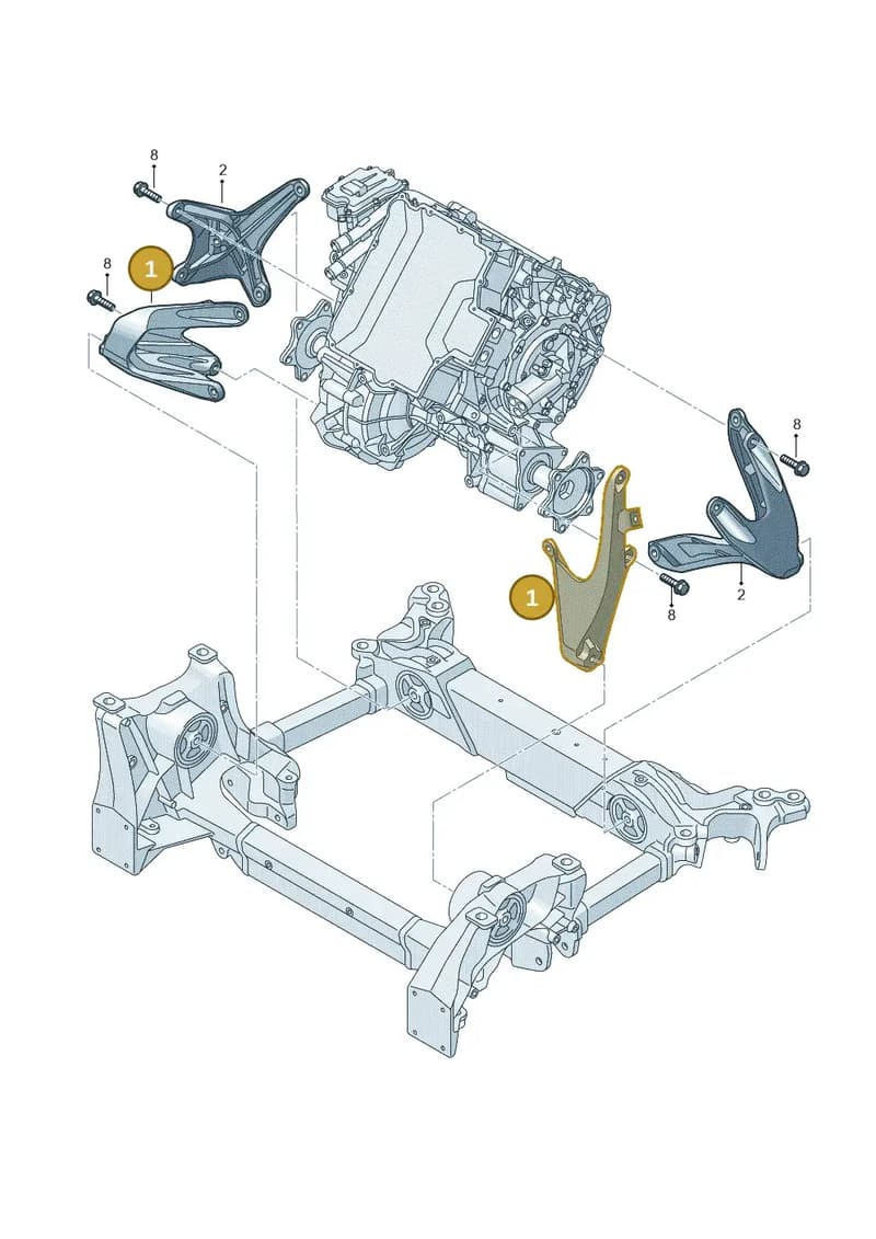 4KE199307D — Audi Q8 e-tron (2018-2025) diagram 586199000, position 1