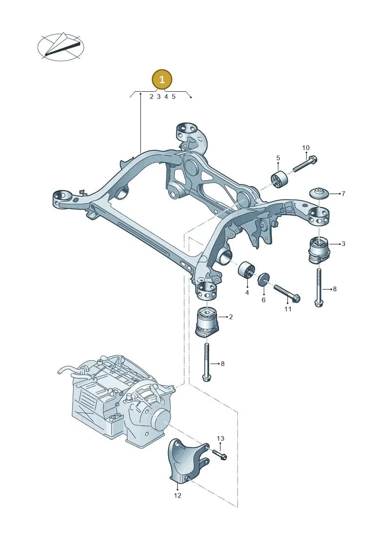 4KE505235AD — Audi Q8 e-tron (2018-2025) diagram 586505000, position 1