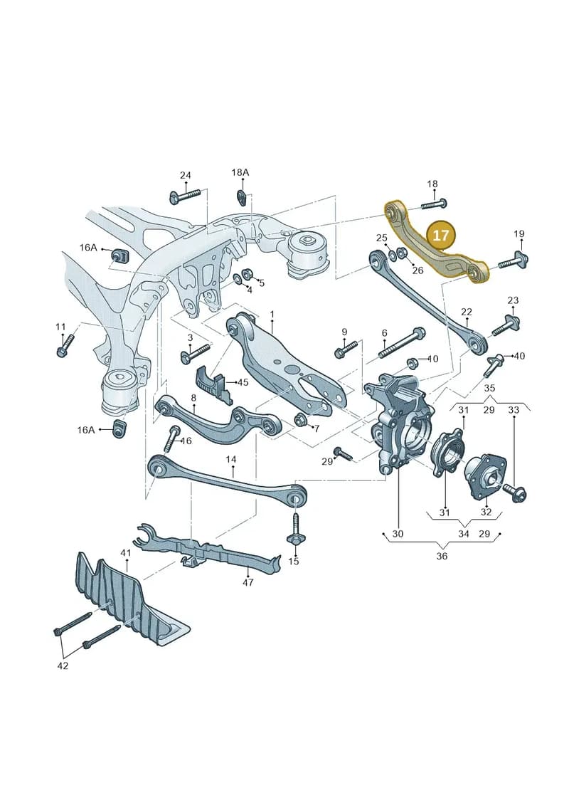4KE505397 — Audi Q8 e-tron (2018-2025) diagram 435505300, position 17