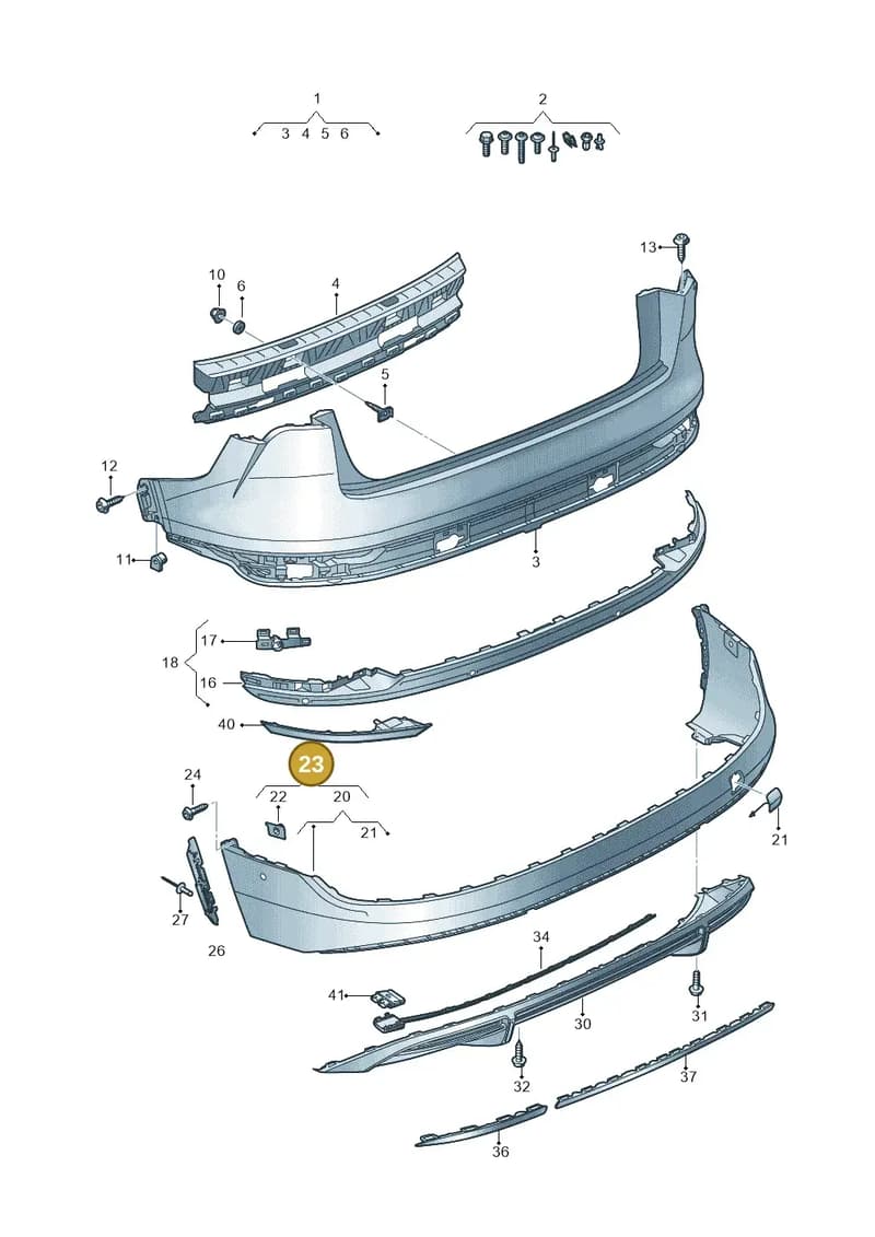 4KE807434EGRU — Audi Q8 e-tron (2018-2025) diagram 586807700, position 23