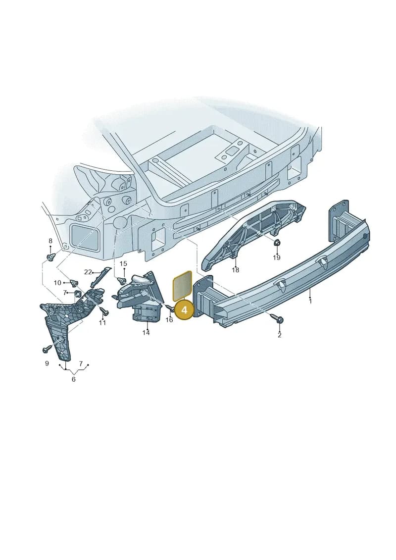 4KE807669A — Audi Q8 e-tron (2018-2025) diagram 586807500, position 4