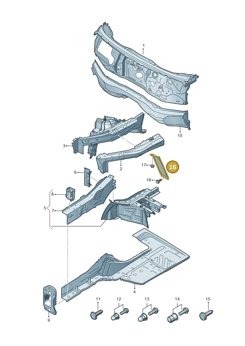 4KE810056B — Audi Q8 e-tron (2018-2025) diagram 586805100, position 16
