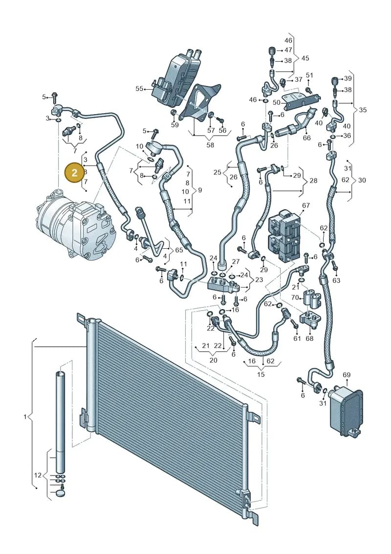 4KE816721K — Audi Q8 e-tron (2018-2025) diagram 586260700, position 2