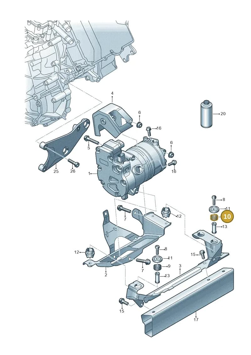 4KE820879B — Audi Q8 e-tron (2018-2025) diagram 586260300, position 10