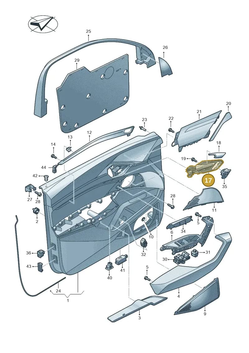 4KE837019C4PK — Audi Q8 e-tron (2018-2025) diagram 586867000, position 17