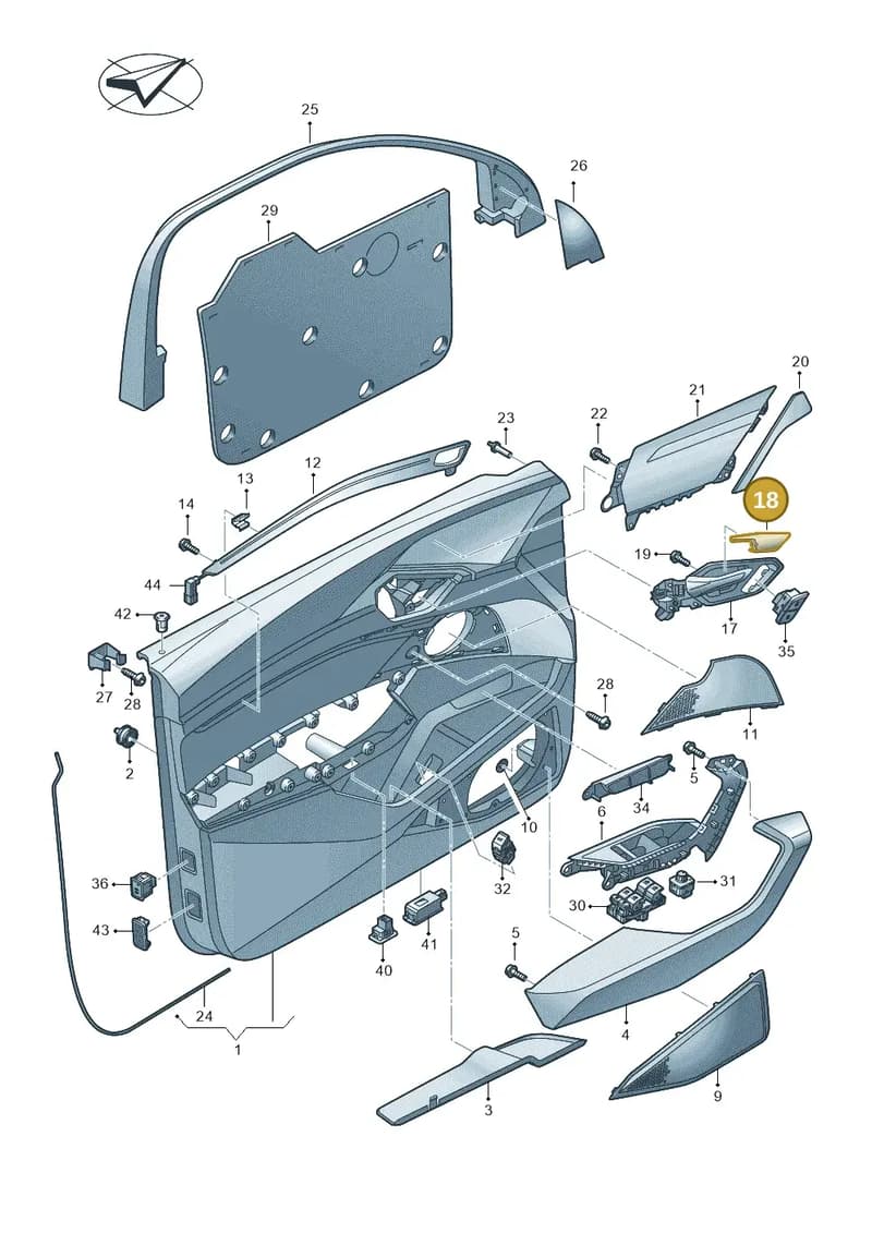 4KE837248C4PK — Audi Q8 e-tron (2018-2025) diagram 586867000, position 18