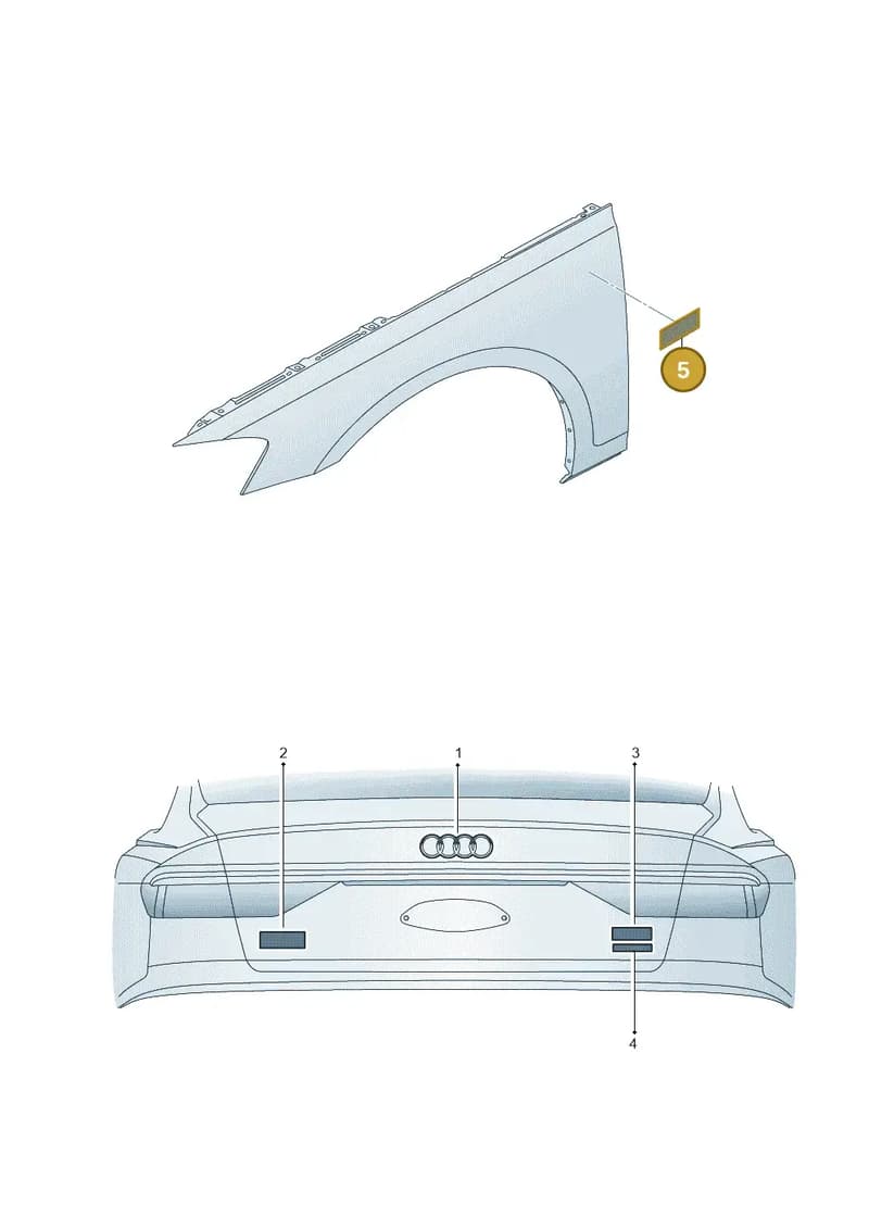 4KE853601AT94 — Audi Q8 e-tron (2018-2025) diagram 429853070, position 5