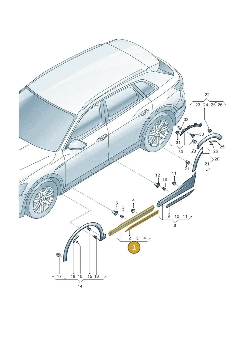 4KE853959AGRU — Audi Q8 e-tron (2018-2025) diagram 586853100, position 1