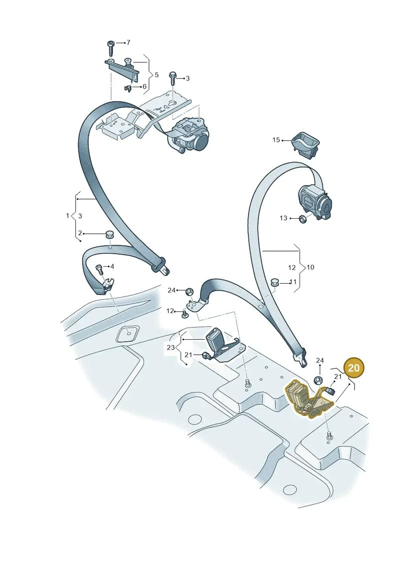 4KE857739MMNB — Audi Q8 e-tron (2018-2025) diagram 586857700, position 20