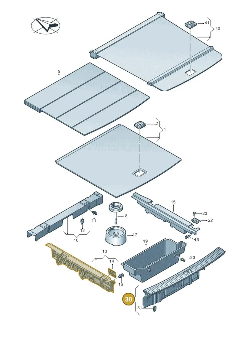 4KE8634714PK — Audi Q8 e-tron (2018-2025) diagram 586863850, position 30