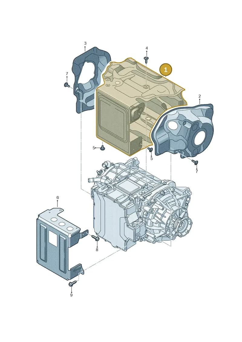 4KE901265L — Audi Q8 e-tron (2018-2025) diagram 586901801, position 1