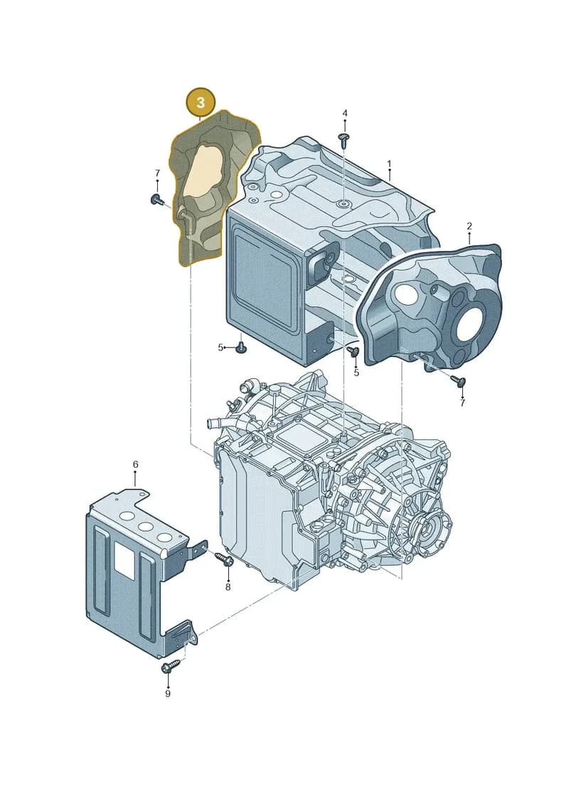 4KE901266D — Audi Q8 e-tron (2018-2025) diagram 586901801, position 3