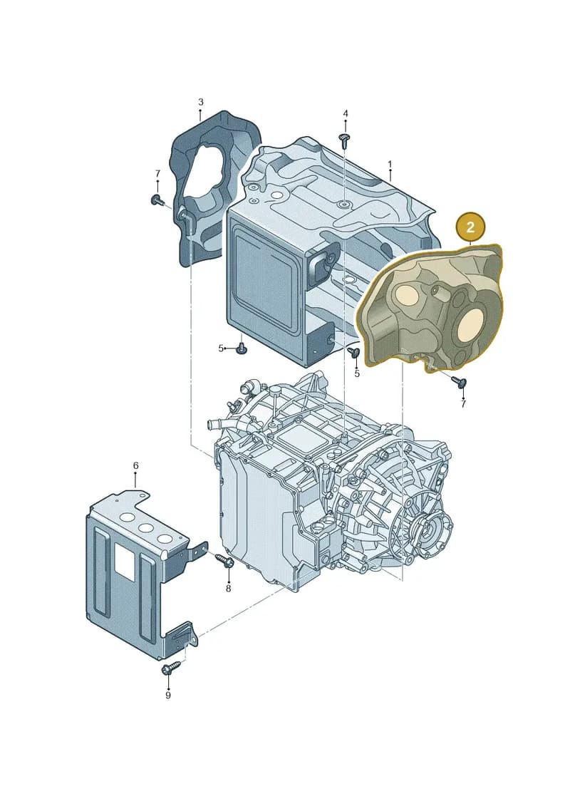 4KE901267D — Audi Q8 e-tron (2018-2025) diagram 586901801, position 2