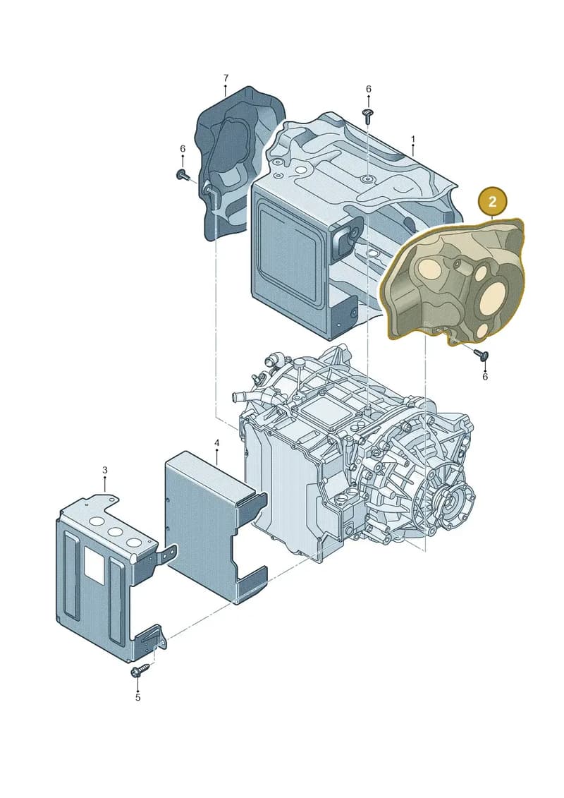 4KE901267D — Audi Q8 e-tron (2018-2025) diagram 586100850, position 2