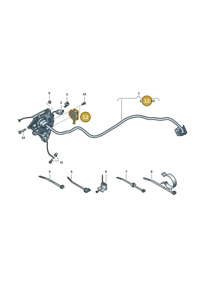 4KE915651 — Audi RS e-tron GT (2020-2025) diagram 4j1970140, position 12