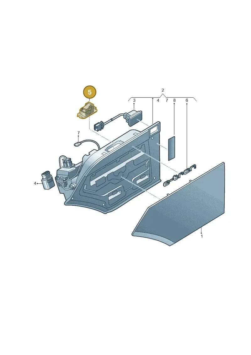 4KE947268 — Audi E-tron (2020-2023) diagram 586821100, position 5