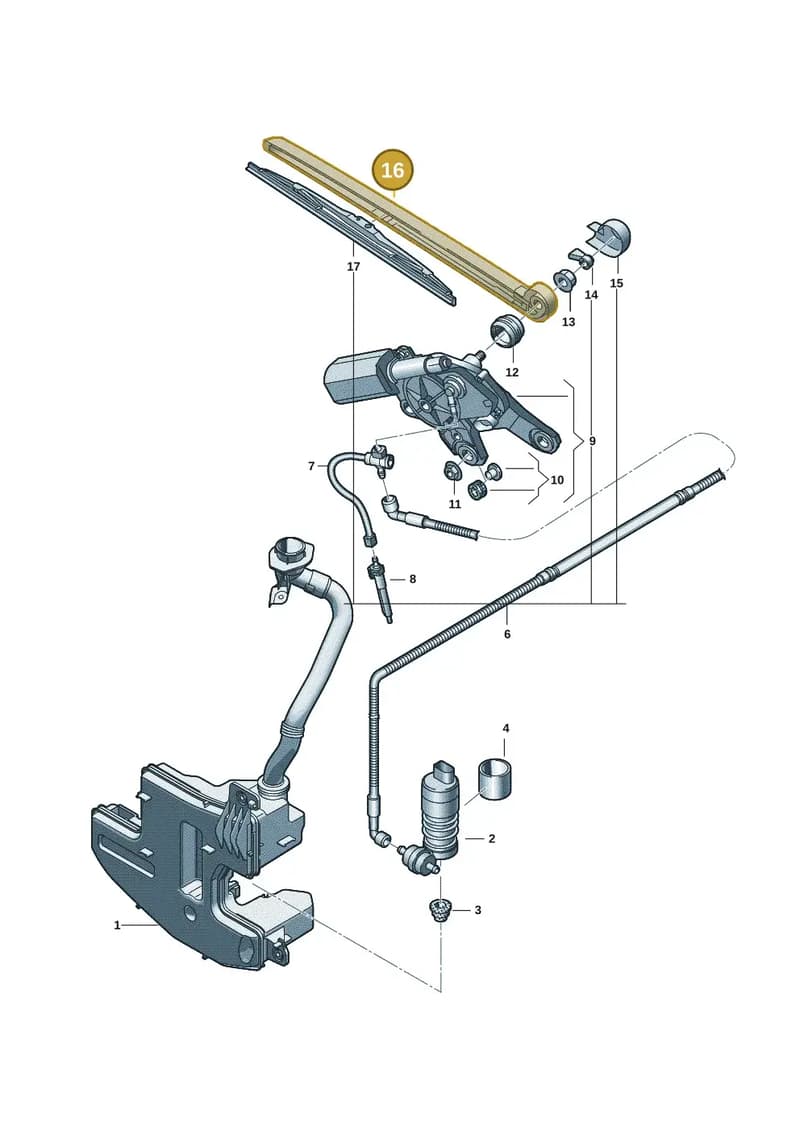 4KE955407B — Audi Q6 e-tron (2023-2025) diagram f5s955030, position 16