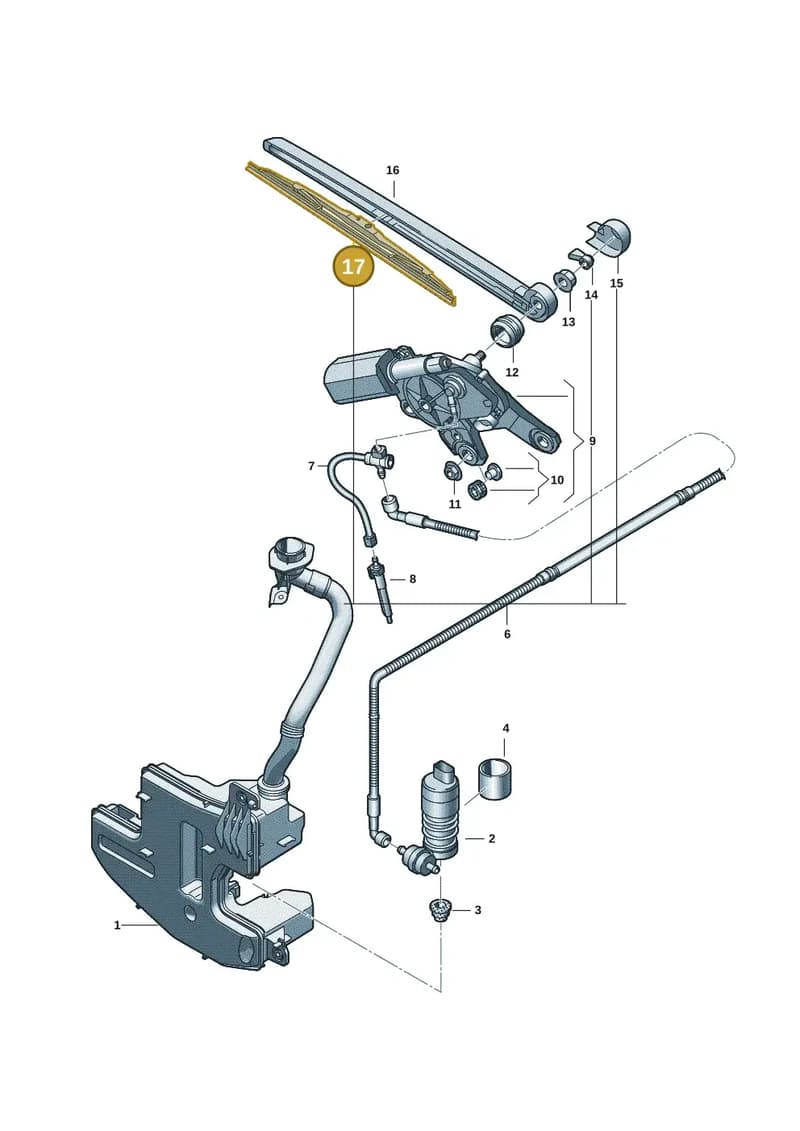 4KE955425A — Audi Q6 e-tron (2023-2025) diagram f5s955030, position 17