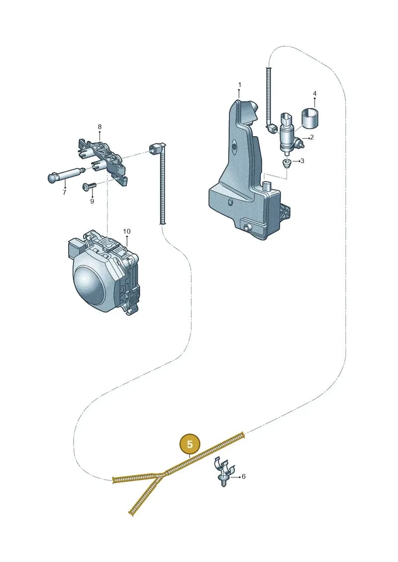 4KE955661A — Audi Q8 e-tron (2018-2025) diagram 586955030, position 5