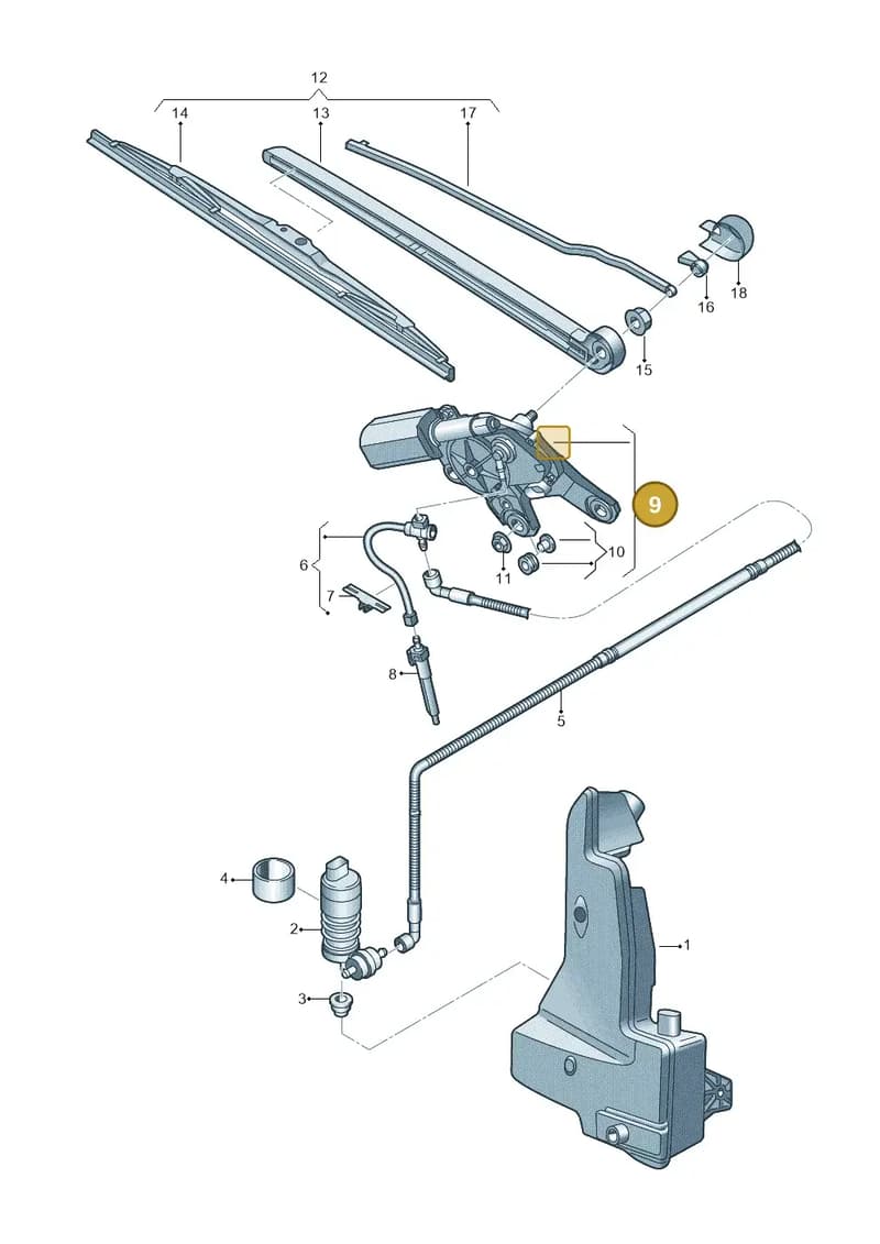4KE955711 — Audi Q8 e-tron (2018-2025) diagram 586955020, position 9