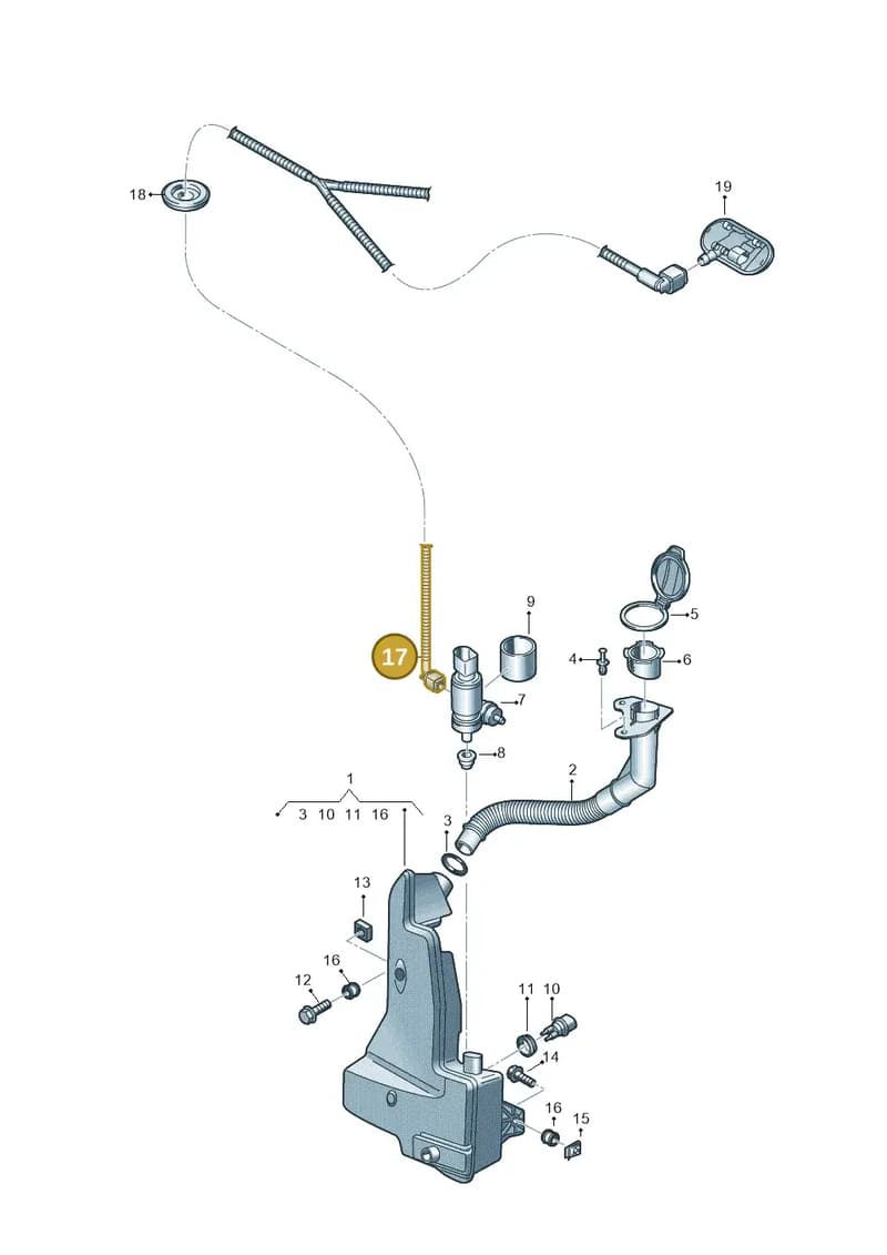 4KE955953 — Audi Q8 e-tron (2018-2025) diagram 586955010, position 17
