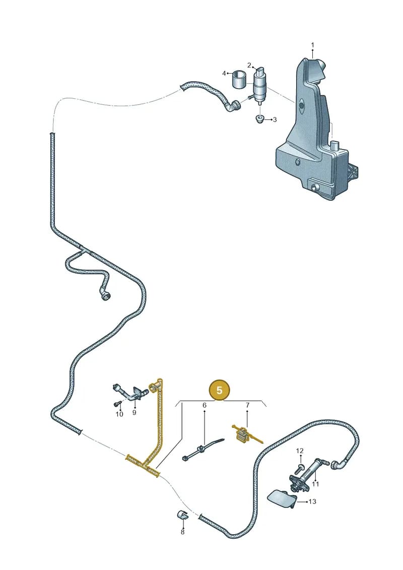 4KE955970B — Audi Q8 e-tron (2018-2025) diagram 586955040, position 5