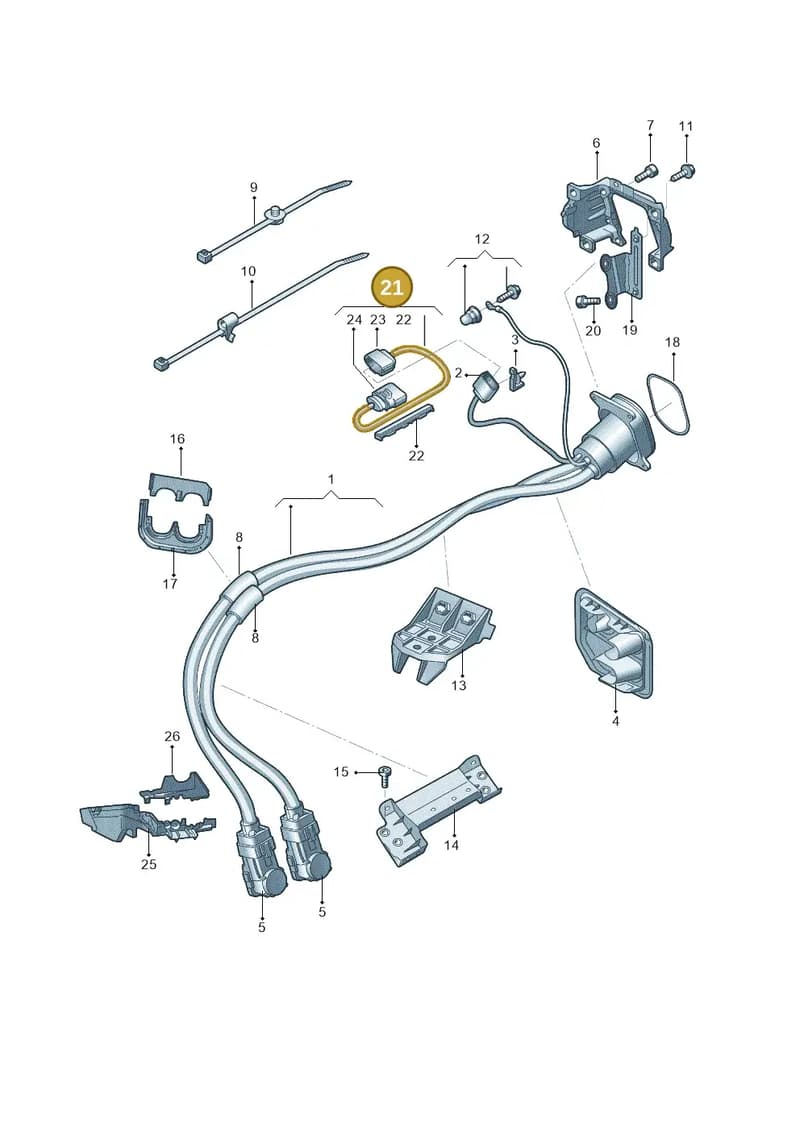 4KE971499 — Audi E-tron (2020-2023) diagram 4kc970135, position 21