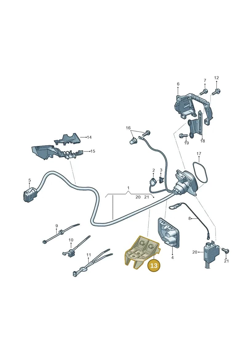 4KE971845K — Audi Q8 e-tron (2018-2025) diagram 586970130, position 13