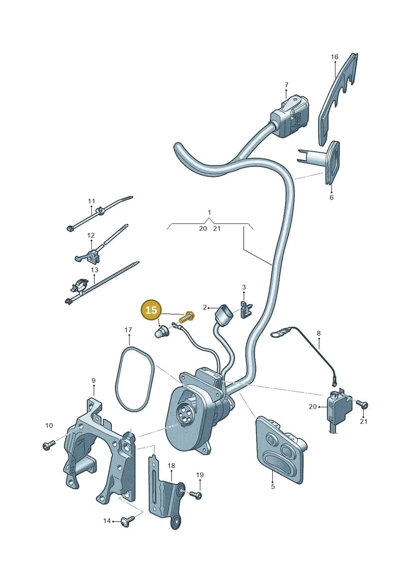 4KE971845K — Audi Q8 e-tron (2018-2025) diagram 586970150, position 15