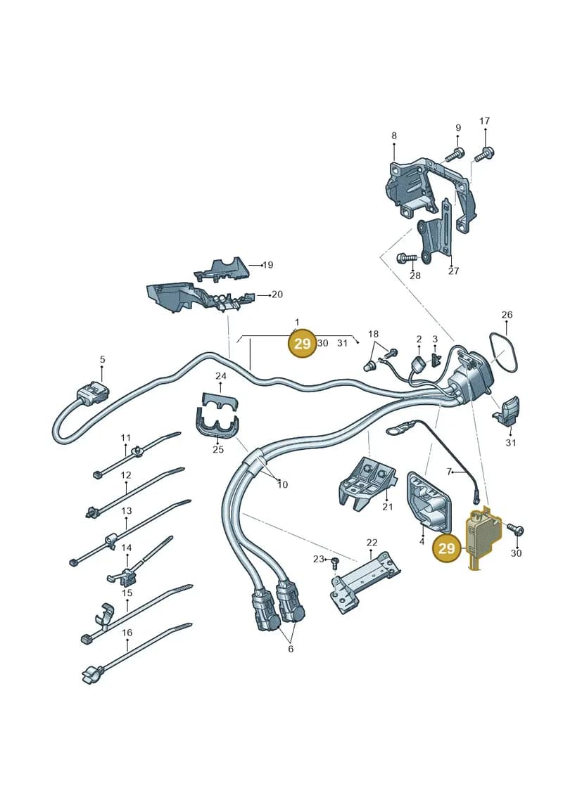 4KE971904A — Audi Q8 e-tron (2018-2025) diagram 586970140, position 29