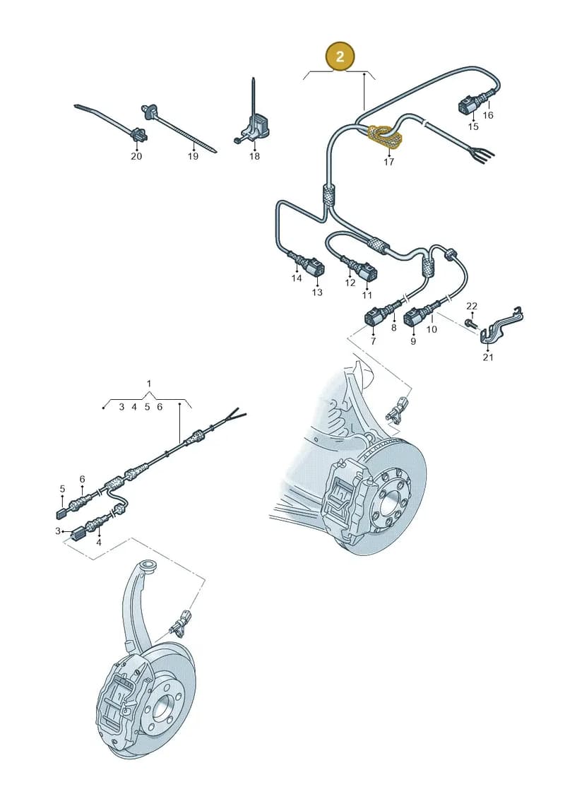 4KE972254 — Audi Q8 e-tron (2018-2025) diagram 586927100, position 2