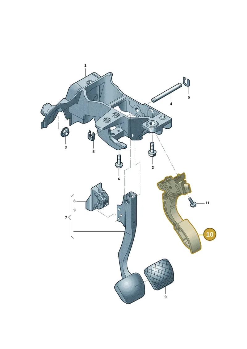 4KL723523 — Audi E-tron (2020-2023) diagram 4kc723250, position 10