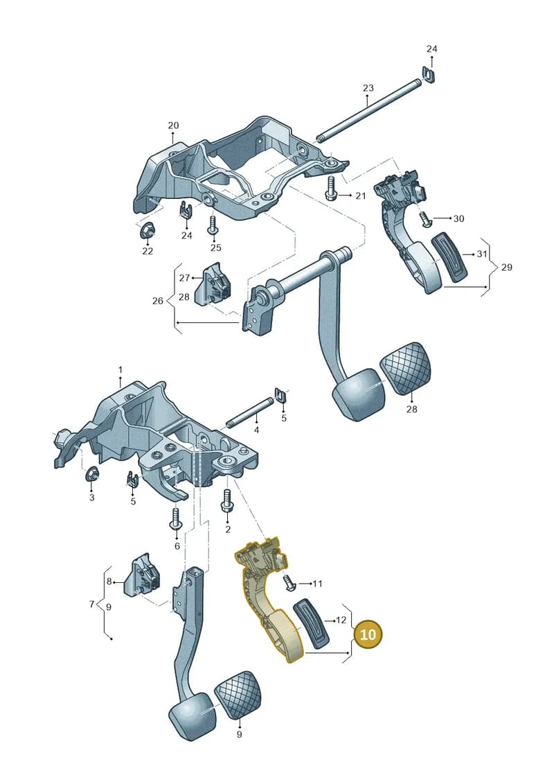 4KL723523 — Audi Q8 e-tron (2018-2025) diagram 586723250, position 10